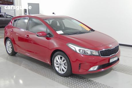 Red 2016 Kia Cerato Hatchback S Premium