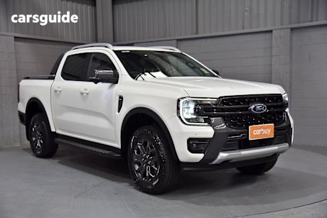 White 2025 Ford Ranger Ute Tray WILDTRAK 4X4