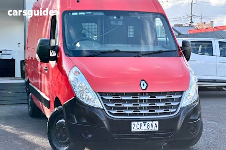 Red 2014 Renault Master Commercial