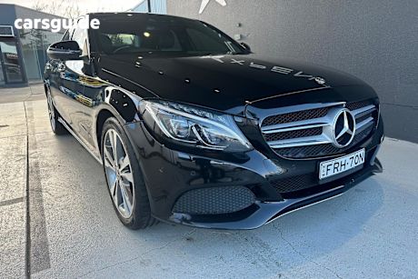 Black 2017 Mercedes-Benz C-CLASS Sedan C200 R