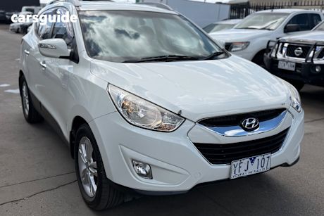 White 2010 Hyundai IX35 Wagon Elite (Awd)