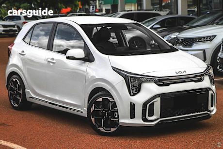 White 2025 Kia Picanto Hatch GT-LINE F
