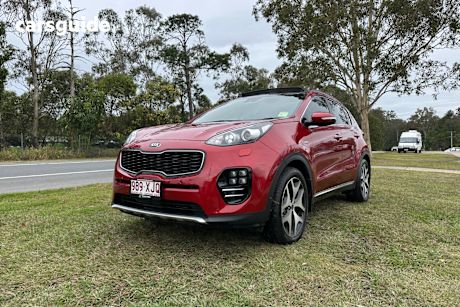 Red 2017 Kia Sportage Wagon Gt-Line (Awd)