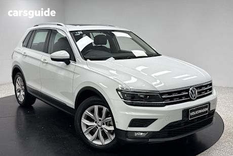 White 2020 Volkswagen Tiguan SUV 132TSI COMFORTLINE 4WD