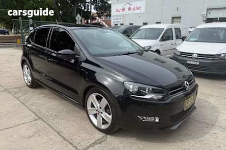 Black 2013 Volkswagen Polo Hatch 77TSI COMFORTLINE F