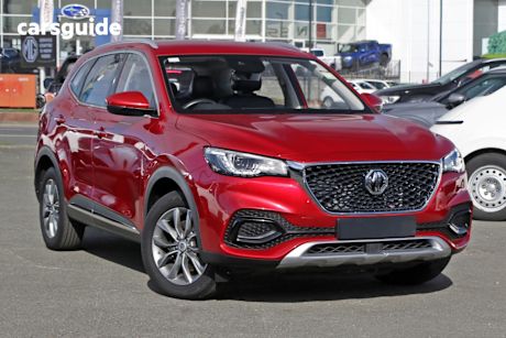 Red 2022 MG HS Plus EV SUV EXCITE F