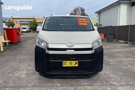 White 2021 Toyota HiAce Van Lwb