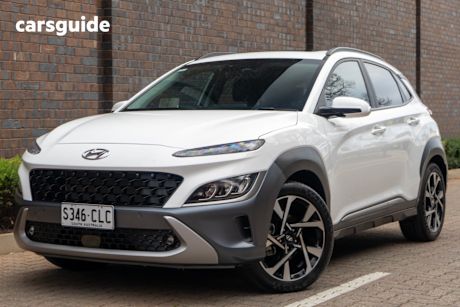 White 2021 Hyundai Kona Wagon Highlander Srf (Fwd)