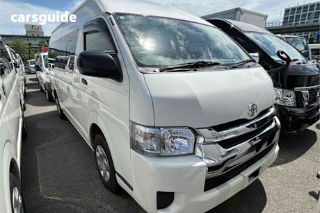 White 2019 Toyota HiAce Commercial 2.7L PETROL VAN CAMPERVAN GL