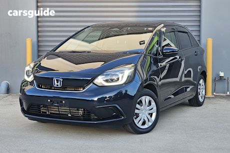 Blue 2021 Honda Fit Hatch (HYBRID) GR3