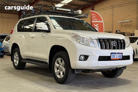 White 2009 Toyota Landcruiser Prado Wagon Gxl (4X4)