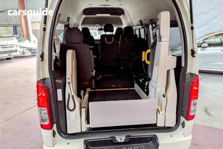 White 2021 Toyota HiAce Commercial VAN WELCAB PEOPLE MOVER