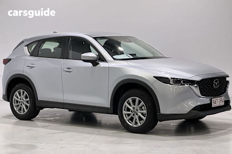 Silver 2023 Mazda CX-5 SUV G20 MAXX F