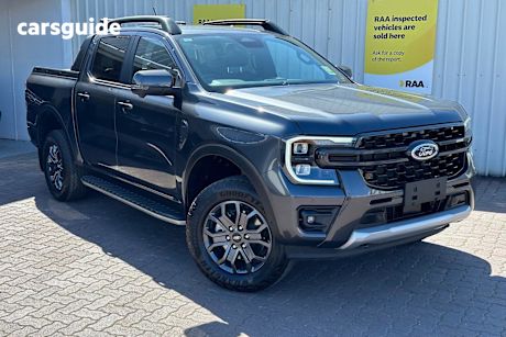 Grey 2024 Ford Ranger Ute Tray WILDTRAK 4X4