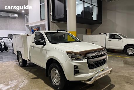 White 2021 Isuzu D-MAX Cab Chassis Sx (4X2) High-Ride