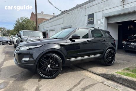Black 2015 Land Rover Range Rover Evoque Wagon Td4 Pure