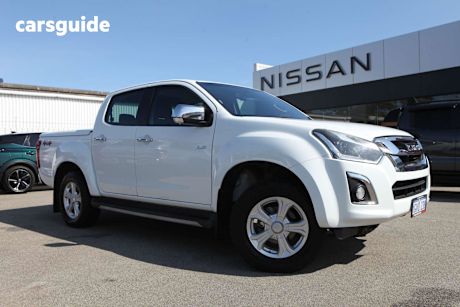 White 2019 Isuzu D-MAX Crew Cab Utility Ls-U (4X4)