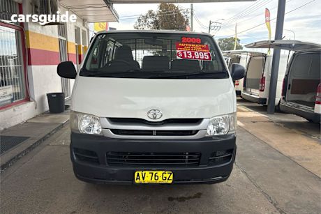 White 2008 Toyota HiAce Van Lwb