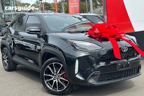 Black 2024 Toyota Yaris Cross SUV GR SPORT F