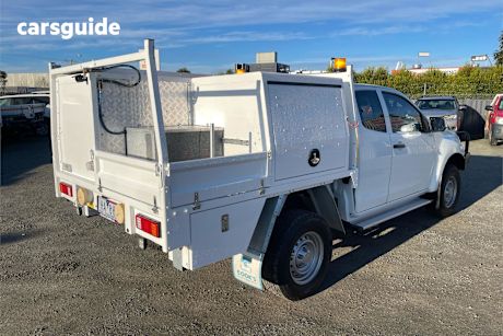 White 2016 Isuzu D-MAX Ute Tray SX 4X4