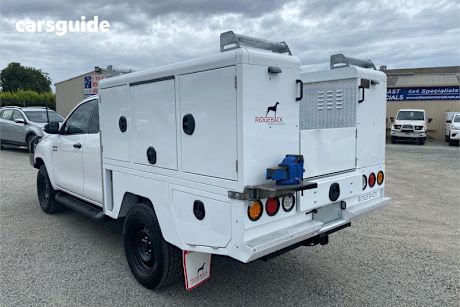 White 2018 Toyota Hilux X Cab Cab Chassis Sr (4X4)