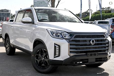 White 2024 KGM Ssangyong Musso Ute Tray ULTIMATE XLV