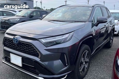 Grey 2022 Toyota RAV4 SUV 4WD PHV SUV