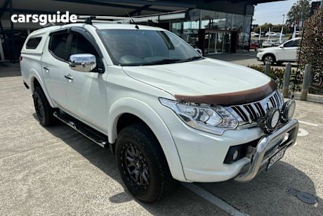 White 2016 Mitsubishi Triton Dual Cab Utility Gls (4X4)