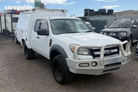 White 2010 Ford Ranger Super Cab Chassis Xl (4X2)