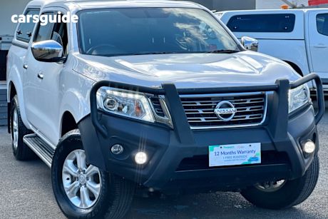 White 2017 Nissan Navara Dual Cab Utility St (4X2)