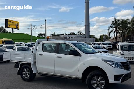 White 2018 Mazda BT-50 Ute Tray XT 4X4