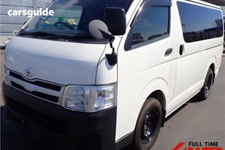 White 2019 Toyota HiAce Commercial 2.8L TURBO DIESEL VAN DX CAMPERVAN