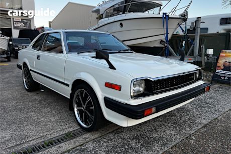White 1980 Honda Prelude Coupe F