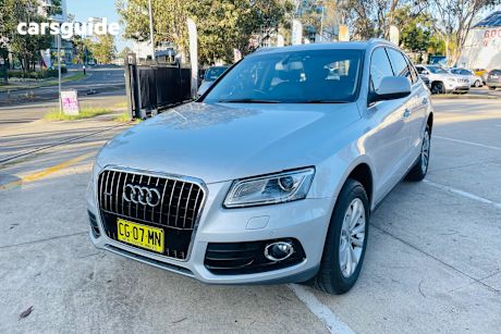 Silver 2014 Audi Q5 SUV TDI