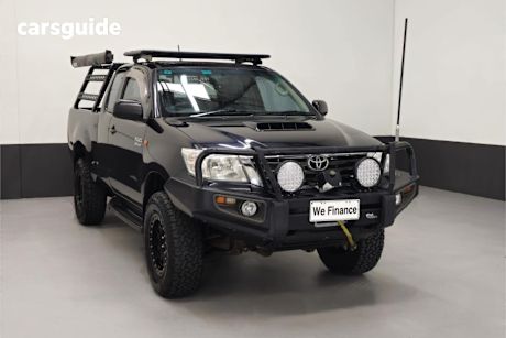 Black 2013 Toyota Hilux X Cab Pickup Sr (4X4)
