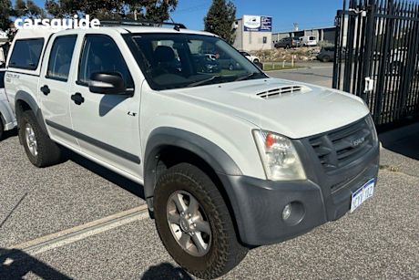 White 2008 Isuzu D-MAX Ute Tray LS-M 4X4