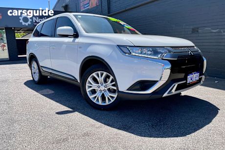 White 2020 Mitsubishi Outlander Wagon Es 5 Seat (2Wd)