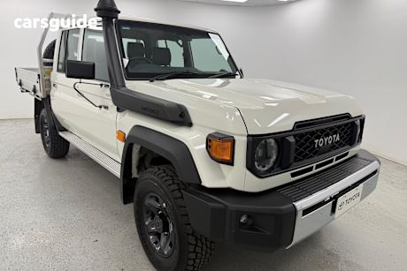 White 2025 Toyota Landcruiser Ute Tray GXL 4X4