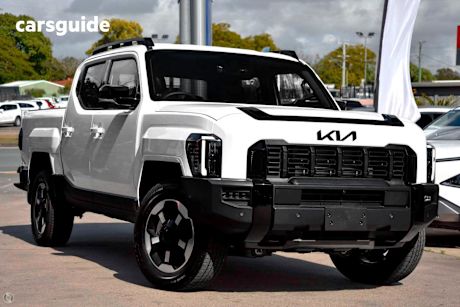 White 2025 Kia Tasman Ute Tray X-LINE 4X4