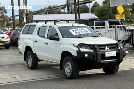 White 2019 Mitsubishi Triton Ute Tray GLX 4X4
