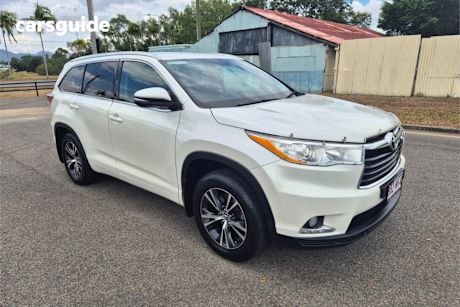 White 2016 Toyota Kluger SUV GXL F