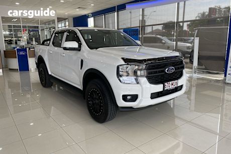 White 2024 Ford Ranger Ute Tray XLS 4X4