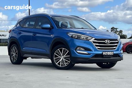 Blue 2017 Hyundai Tucson Wagon Active X (Fwd)