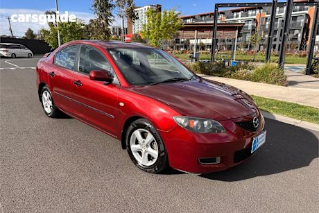 Red 2008 Mazda 3 Sedan Neo Sport