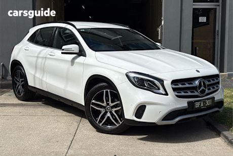 White 2018 Mercedes-Benz GLA-Class SUV GLA180 F