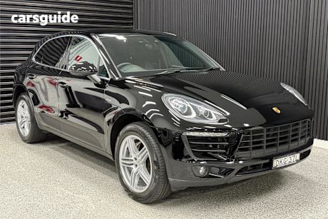 Black 2016 Porsche Macan SUV S DIESEL 4WD