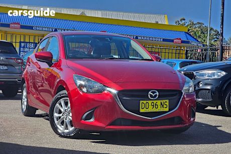 Red 2019 Mazda Mazda2 Hatch MAXX F