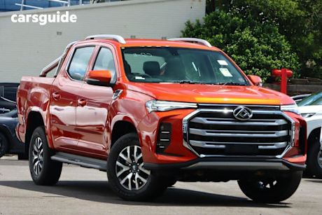Orange 2025 LDV T60 Ute Tray MAX PRO 4X4