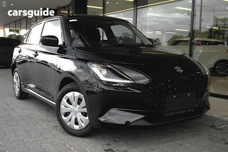 Black 2025 Suzuki Swift Hatch HYBRID F