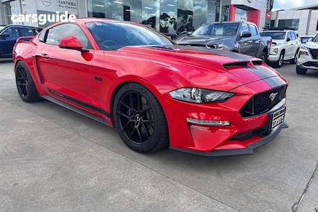 Red 2017 Ford Mustang Coupe GT R